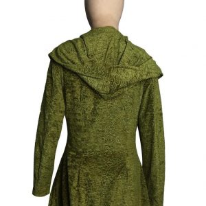 The Undoing Nicole Kidman Green Trench Coat | The Undoing SO1 Grace Sachs Green Vintage Velvet Splendour Coat1