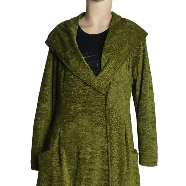 The Undoing Nicole Kidman Green Trench Coat | The Undoing SO1 Grace Sachs Green Vintage Velvet Splendour Coat